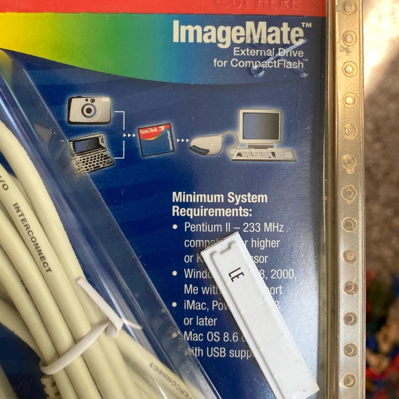 Genuine Vintage Sandisk Imagemate (SDDR-31) USB Compact Flash Card Reader *NOS* - Picture 8 of 10